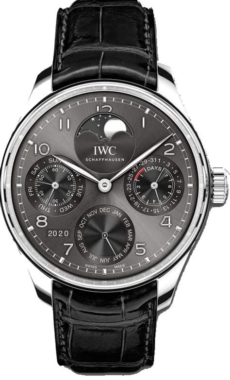 iwc portoghese calendario perpetuo ardoise dial iw503301|iwc portugieser 44.